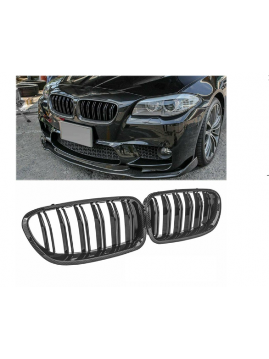 Maska BMW 5 F10/F11 – vzhled carbon lesklá, styl M5